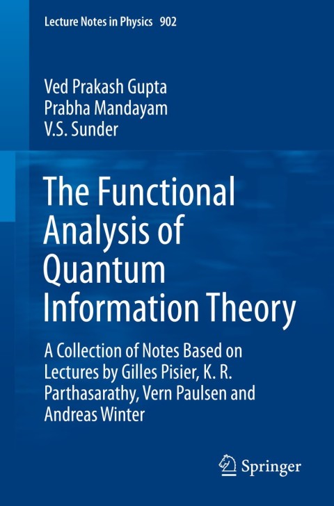 Cover image for book The Functional Analysis of Quantum Information Theory