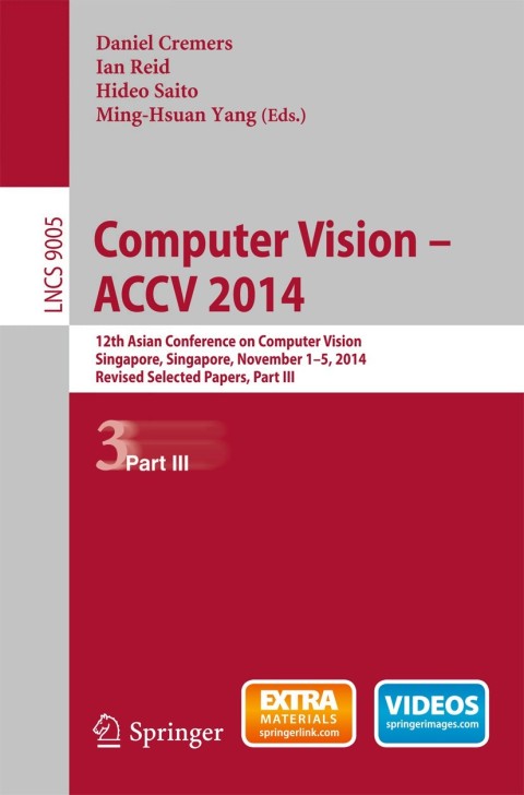 Cover image for book Computer Vision -- ACCV 2014