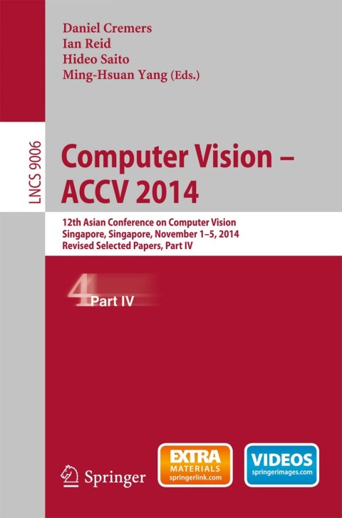 Cover image for book Computer Vision -- ACCV 2014