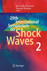 Titelbild: 29th International Symposium  on Shock Waves 2 9783319168371