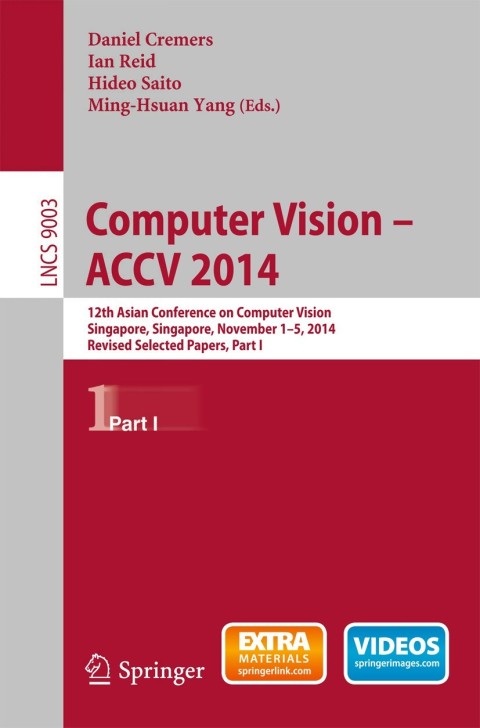 Cover image for book Computer Vision -- ACCV 2014
