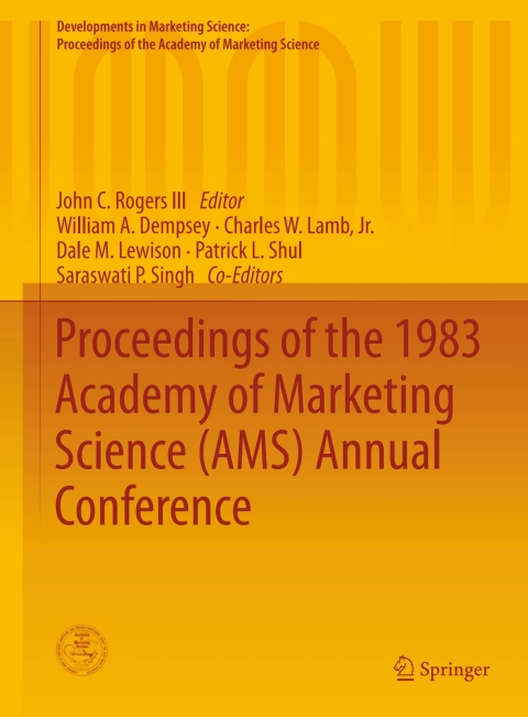 Cover image for book Proceedings of the 1983 Academy of Marketing Science (AMS) Annual Conference