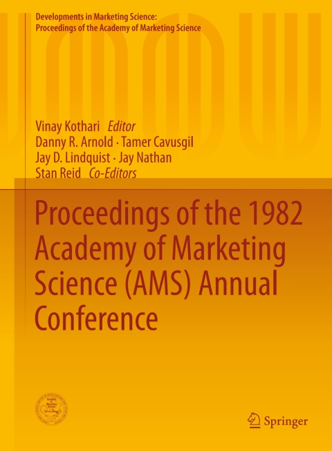 Cover image for book Proceedings of the 1982 Academy of Marketing Science (AMS) Annual Conference