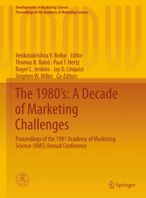Cover image for book The 1980’s: A Decade of Marketing Challenges