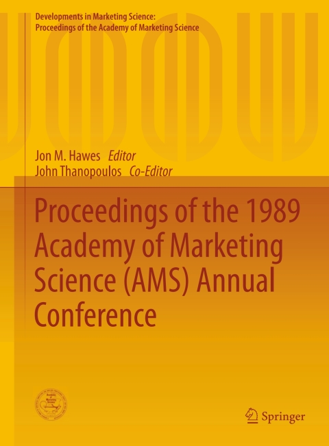 Cover image for book Proceedings of the 1989 Academy of Marketing Science (AMS) Annual Conference
