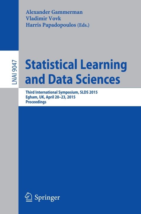 Cover image for book Statistical Learning and Data Sciences