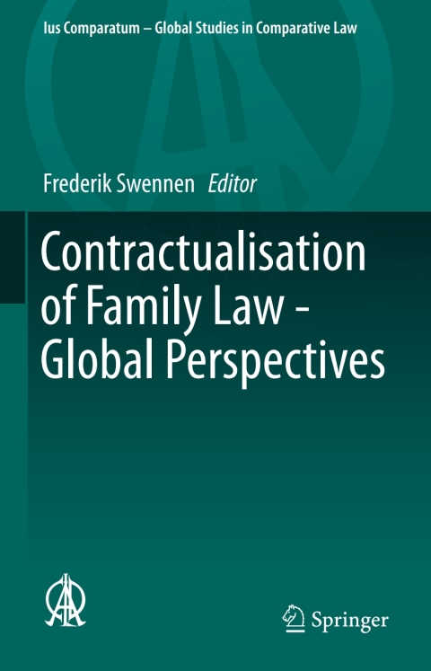Cover image for book Contractualisation of Family Law - Global Perspectives