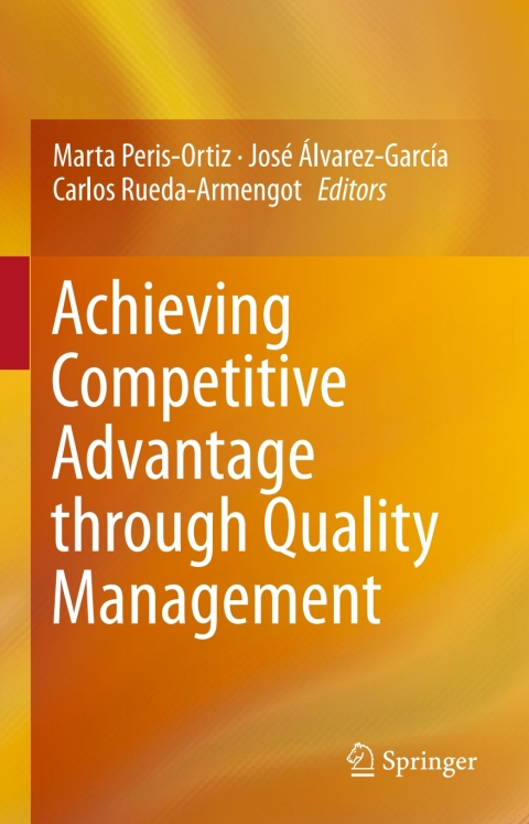 Cover image for book Achieving Competitive Advantage through Quality Management