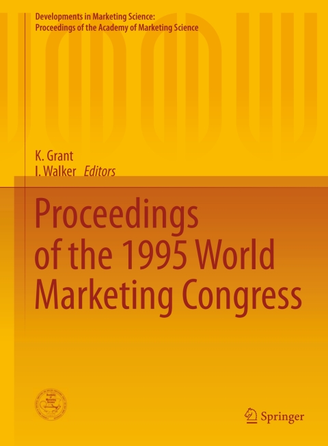 Cover image for book Proceedings of the 1995 World Marketing Congress