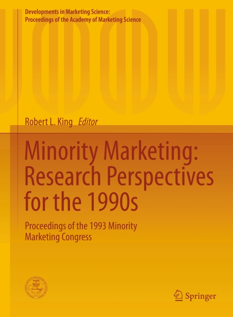 Cover image for book Minority Marketing: Research Perspectives for the 1990s