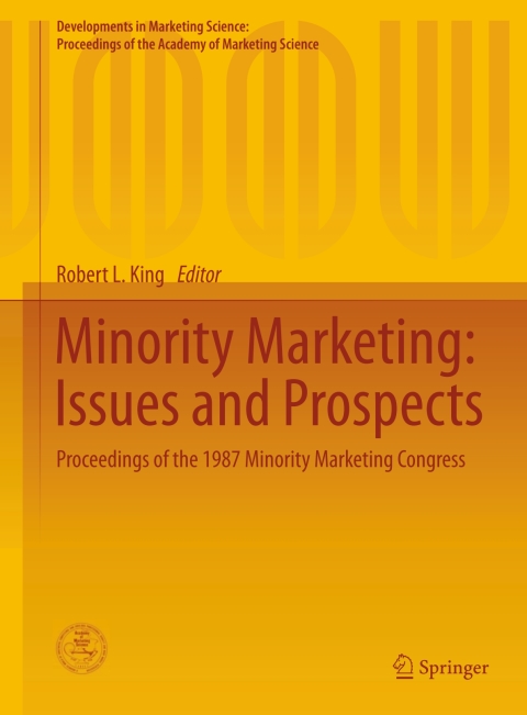 Cover image for book Minority Marketing: Issues and Prospects
