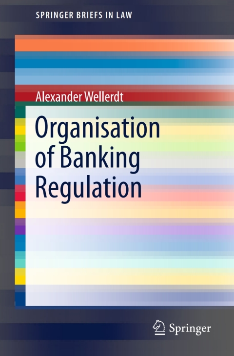 Cover image for book Organisation of Banking Regulation