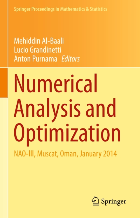 Cover image for book Numerical Analysis and Optimization
