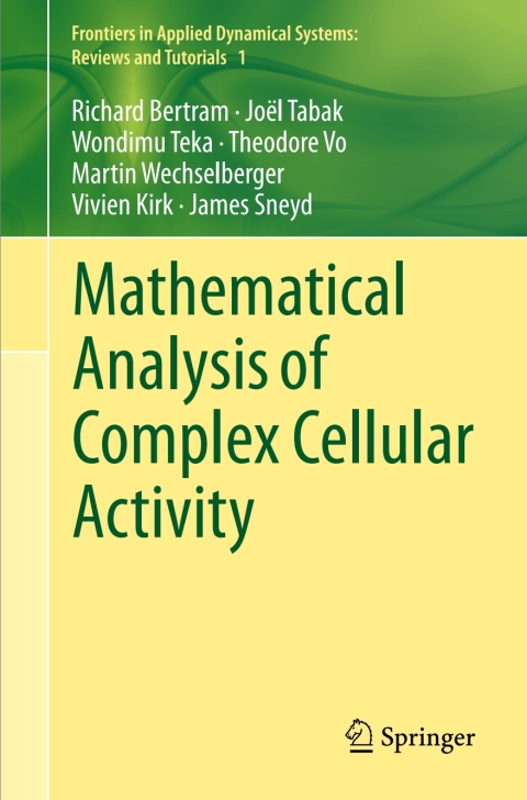 Cover image for book Mathematical Analysis of Complex Cellular Activity