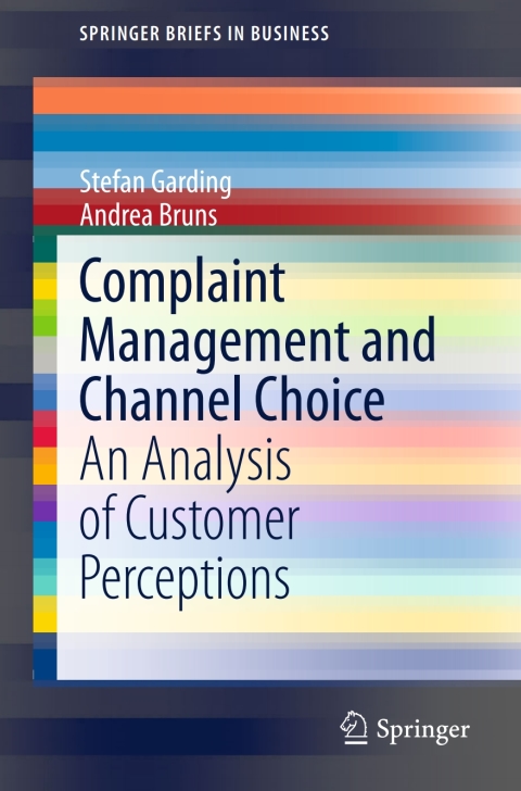 Cover image for book Complaint Management and Channel Choice