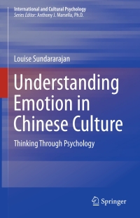 Imagen de portada: Understanding Emotion in Chinese Culture 9783319182209