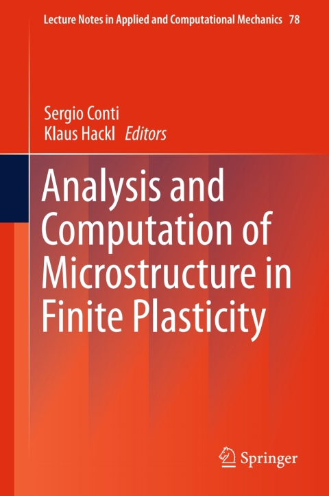 Cover image for book Analysis and Computation of Microstructure in Finite Plasticity