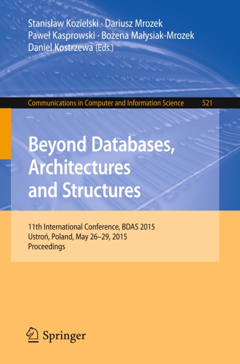 Cover image for book Beyond Databases, Architectures and Structures