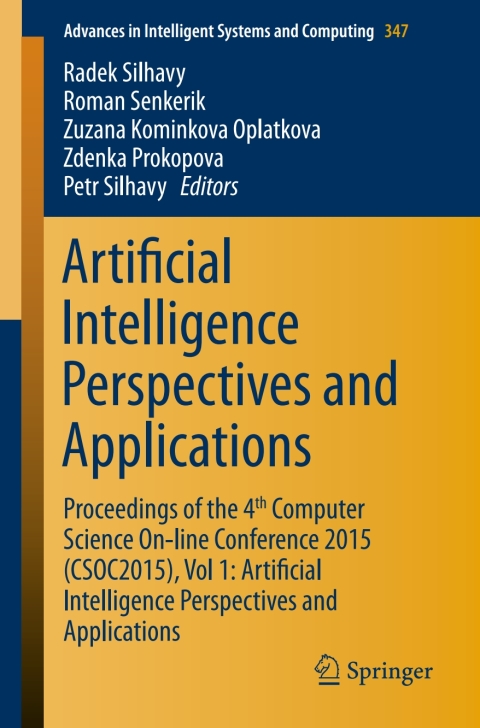 Cover image for book Artificial Intelligence Perspectives and Applications