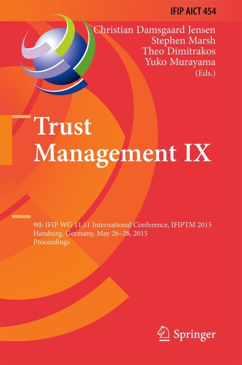 Cover image for book Trust Management IX