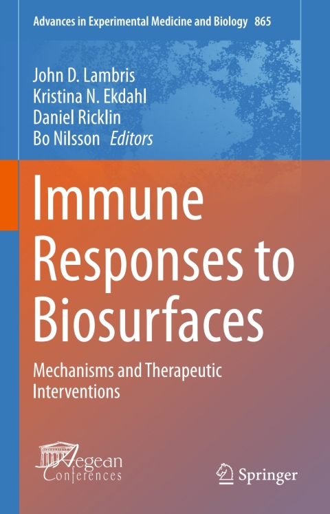 Cover image for book Immune Responses to Biosurfaces