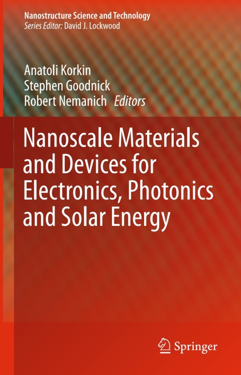 Cover image for book Nanoscale Materials and Devices for Electronics, Photonics and Solar Energy