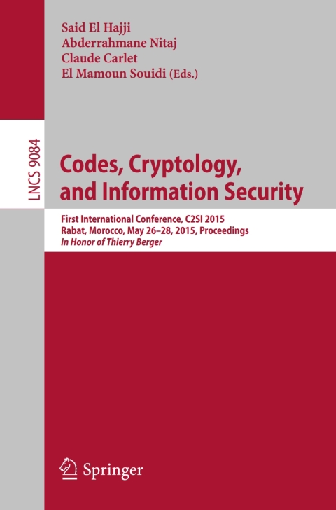 Cover image for book Codes, Cryptology, and Information Security