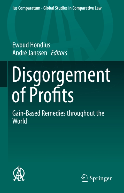 Cover image for book Disgorgement of Profits