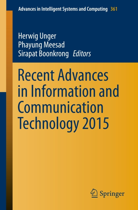 Recent Advances in Information and Communication Technology 2015 