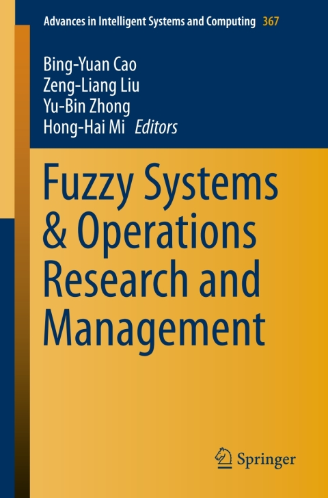 Fuzzy Systems \u0026 Operations Research and Management 