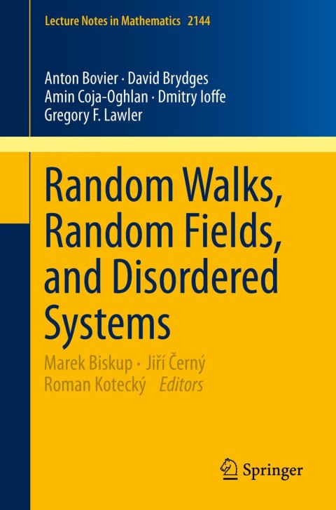 Cover image for book Random Walks, Random Fields, and Disordered Systems