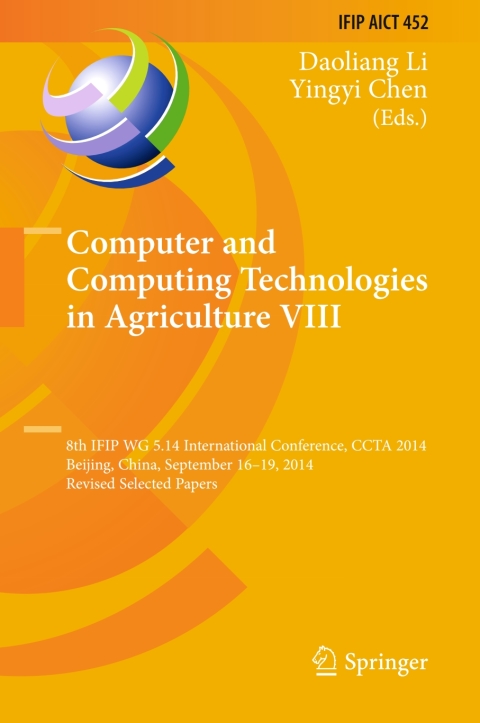Cover image for book Computer and Computing Technologies in Agriculture VIII