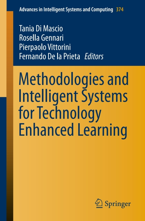 Cover image for book Methodologies and Intelligent Systems for Technology Enhanced Learning