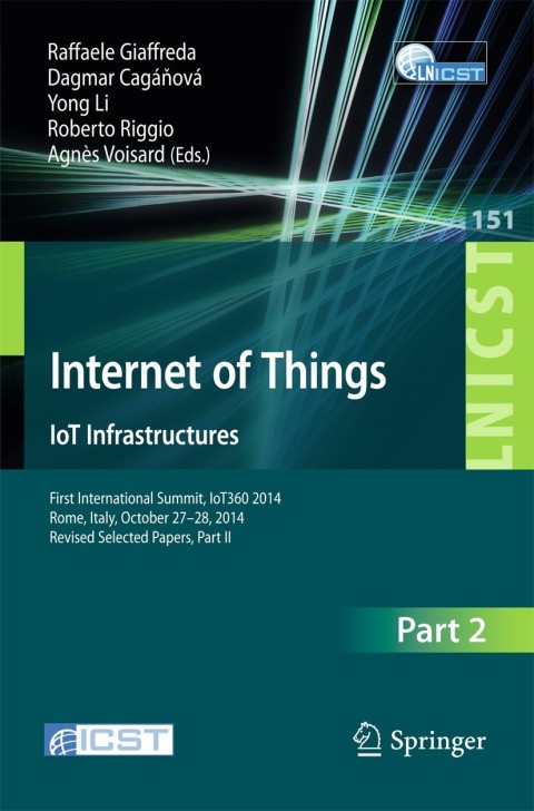 Cover image for book Internet of Things. IoT Infrastructures
