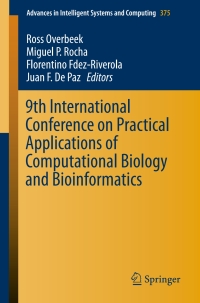 Cover image: 9th International Conference on Practical Applications of Computational Biology and Bioinformatics 9783319197753