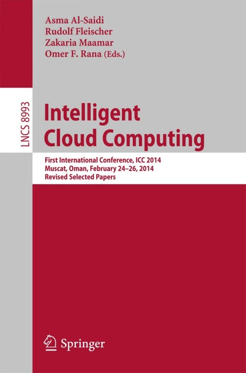 Cover image for book Intelligent Cloud Computing