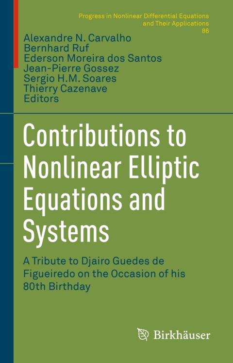 Cover image for book Contributions to Nonlinear Elliptic Equations and Systems