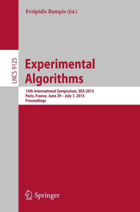 Cover image for book Experimental Algorithms