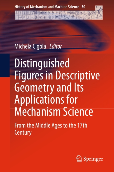 Cover image for book Distinguished Figures in Descriptive Geometry and Its Applications for Mechanism Science