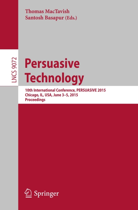 Cover image for book Persuasive Technology