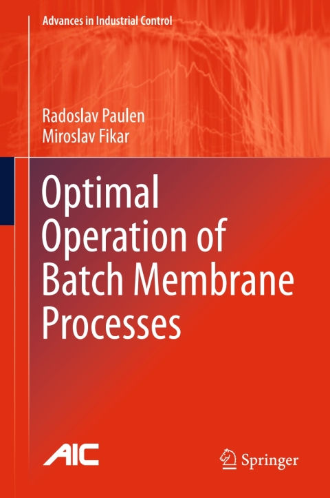 Cover image for book Optimal Operation of Batch Membrane Processes