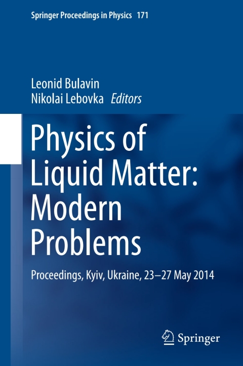 Cover image for book Physics of Liquid Matter: Modern Problems
