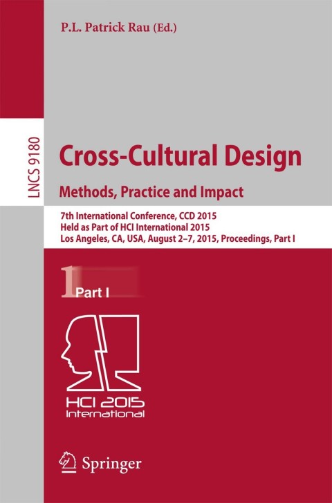 Cover image for book Cross-Cultural Design Methods, Practice and Impact