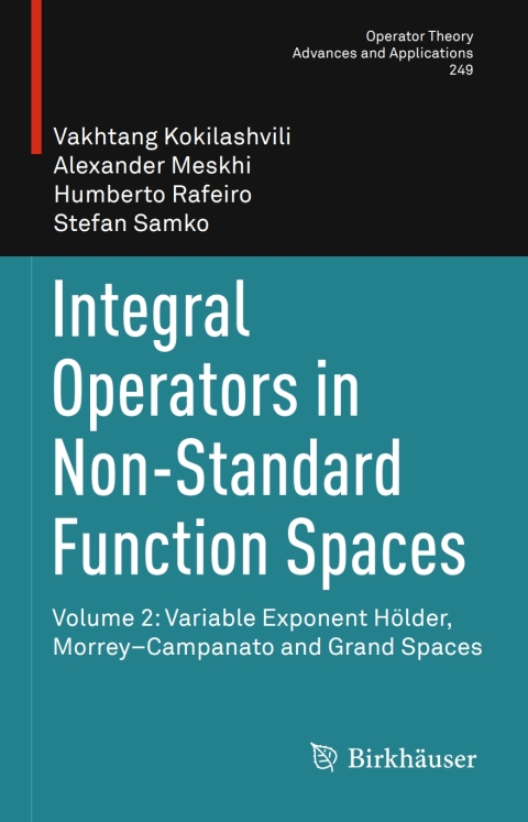 Cover image for book Integral Operators in Non-Standard Function Spaces