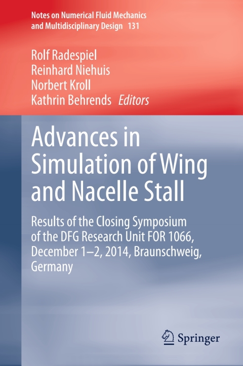 Cover image for book Advances in Simulation of Wing and Nacelle Stall