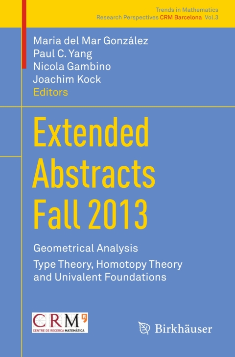 Cover image for book Extended Abstracts Fall 2013