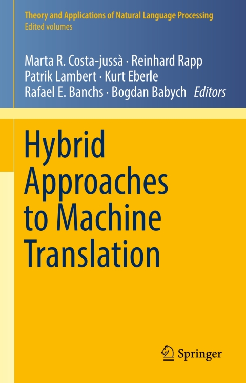 Cover image for book Hybrid Approaches to Machine Translation