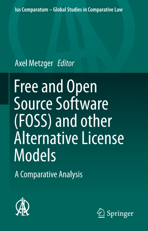 Cover image for book Free and Open Source Software (FOSS) and other Alternative License Models