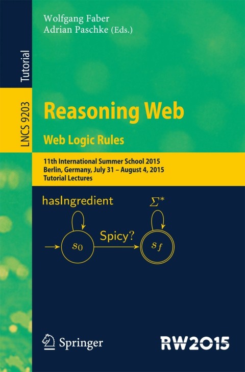 Cover image for book Reasoning Web. Web Logic Rules