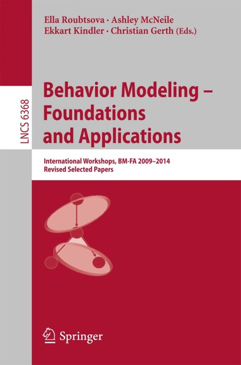Cover image for book Behavior Modeling -- Foundations and Applications